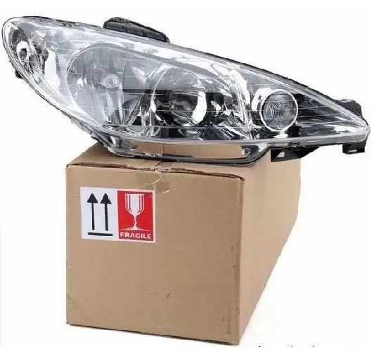 HEADLIGHT LEFT ELECTRIC (H7 & H7) PEUGEOT 206 GTI SPORT 2003-2009 6204.S9 CİFT BULBS