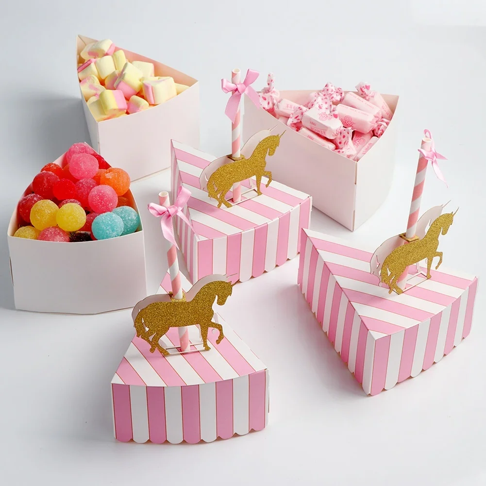 1Pc Carousel Candy Box for Party Gift Birthday Decoration Party Decorations Wedding Favors And Gift