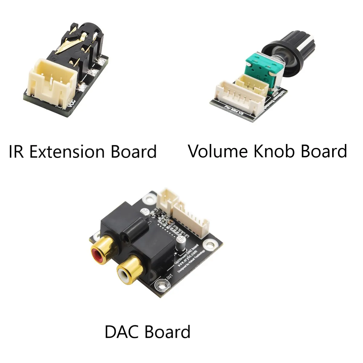 Arylic Expansion Boards IR Controller Sensor Infrared Sensors Volume Potentiometer Dual Digital Interface Module DAC Board