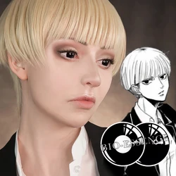 Bio-essence 1 Pair Cosplay Contact Lenses for Eyes White Lenses Black Eye Lenses Anime Lenses Halloween Yelena Cosplay