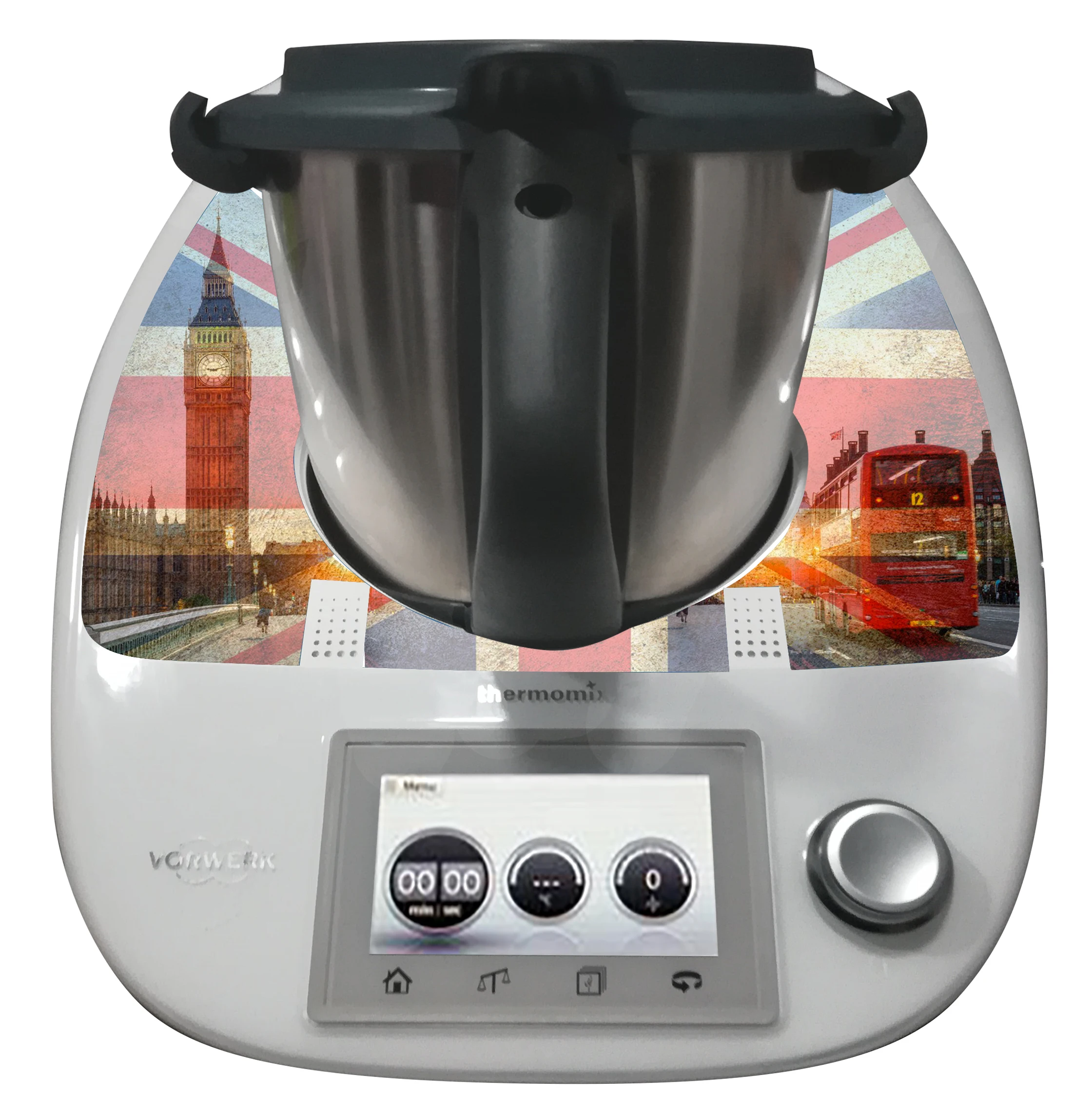 الفينيل الوفير الزخرفية ، الجانب ، فاليدو ل THERMOMIX TM5 و TM6 ، القبلات ، تزيين THERMOMIX الخاص بك