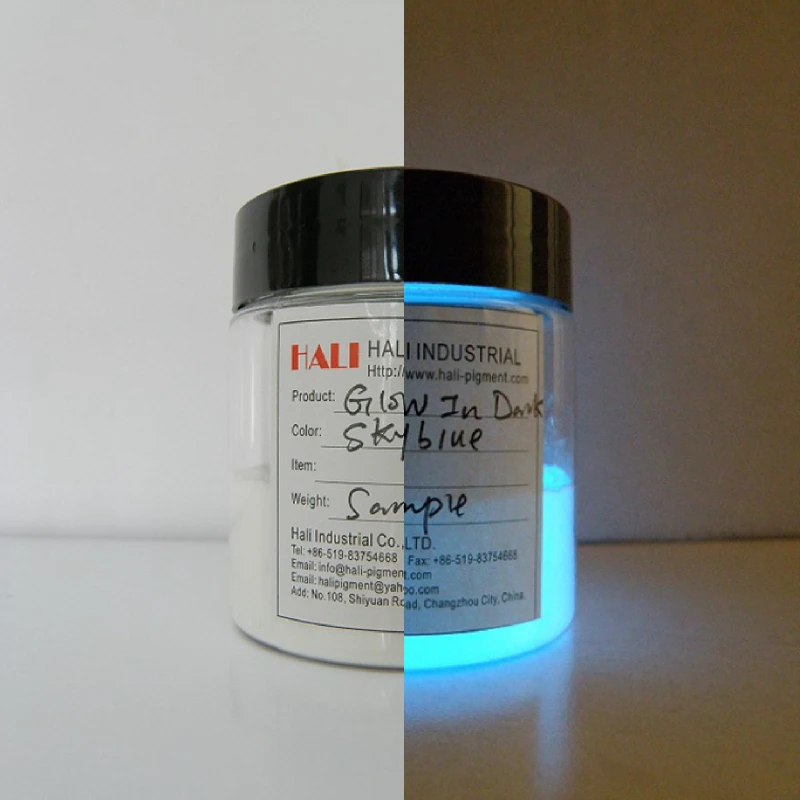 Leuchtpigment Nachtleuchtpulver Artikel: HLD525 Leuchtfarbe: Gelbgrün Nettogewicht: 50 Gramm – Detail 7