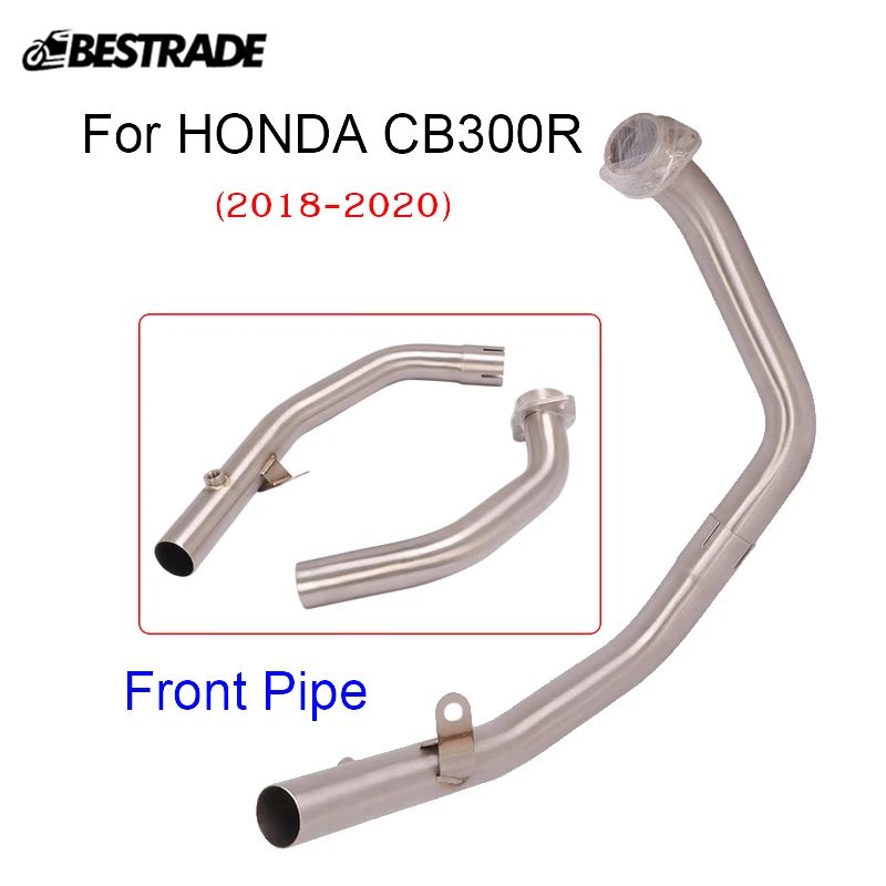 

Header Pipe For Honda CB300R 2018-2020 Motorcycle Front Middle Link Pipe Exhaust Connecting Tube Slip Original Muffler Stainless