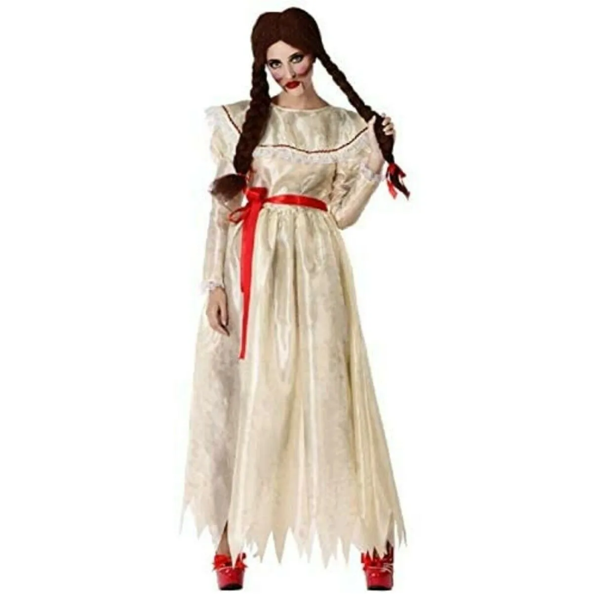 Disfraz Muñeca Porcelana Zombie-Adulto Mujer Para Hallowen Carnaval