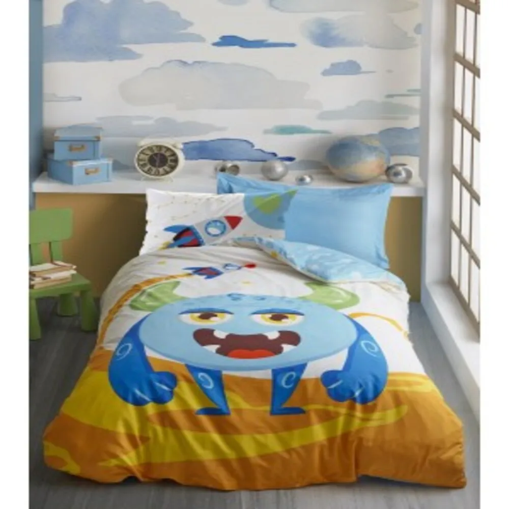 Cotton Box Junior Giant Duvet Cover Set - 100% Cotton Duvet cover: 160x220 Bed sheet: 160x240cm