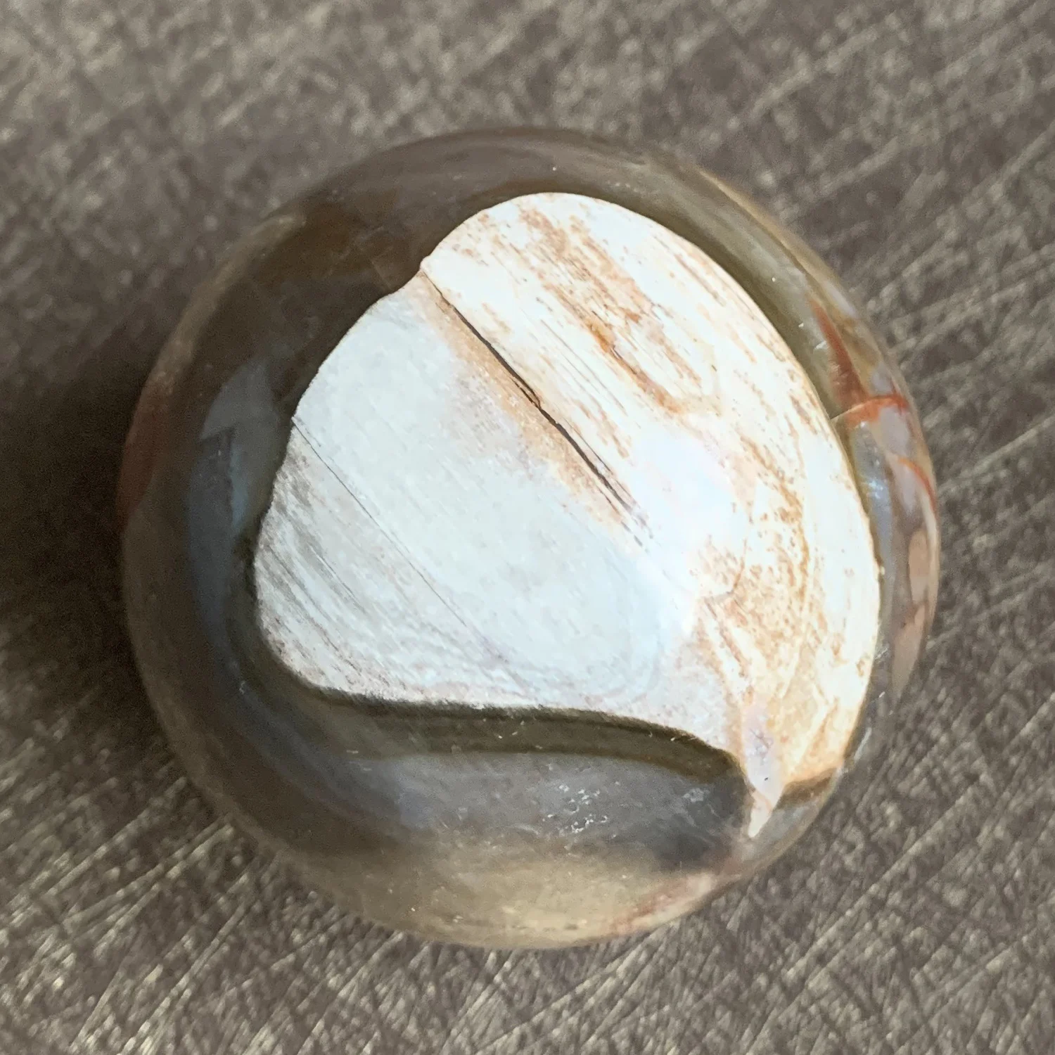 Natural Stone Petrified Wood Sphere Rock Polished Crystal Ball Quartz Feng Shui 2022 Decoration Gift Reiki Healing