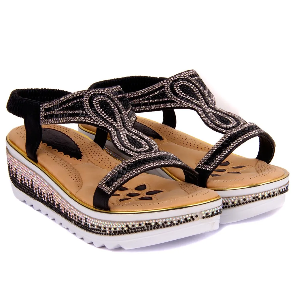 Guja-sandali donna neri