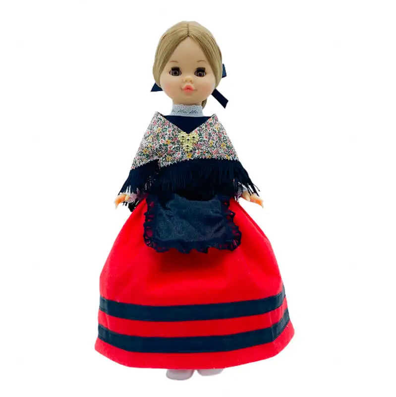 Original Sintra collection doll 40 cm typical regional dress Rioja La Rioja made in Spain by Folk crafts