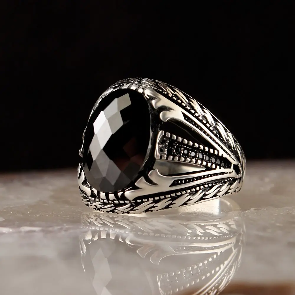 Zircon Stone 925 Sterling Silver Ring