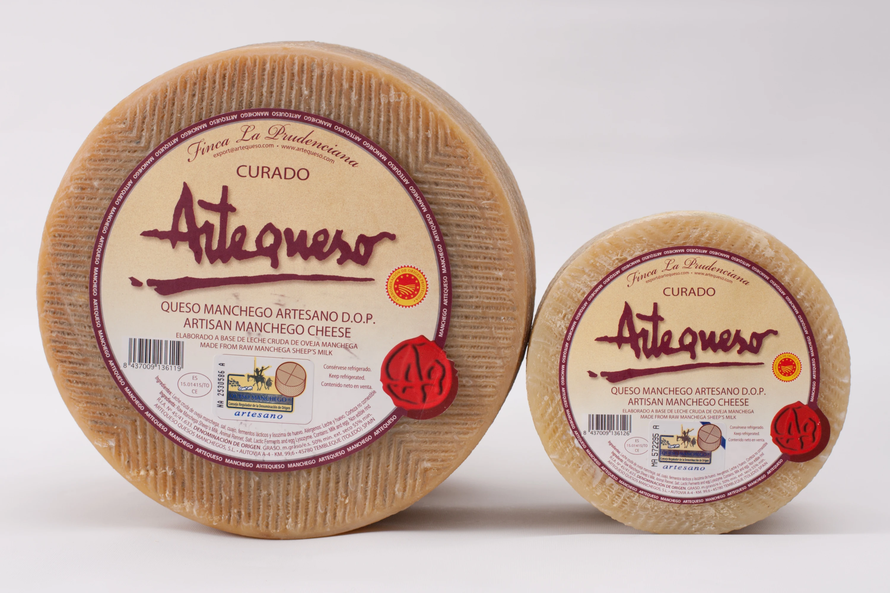 Manchego formaggio artigianale indurito D.O.P. -Arteformaggio-pezzo 1,5Kg