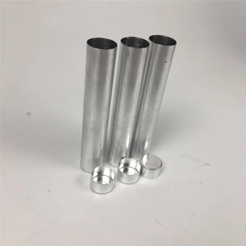 100pcs Dental Aluminum Tubes Cartridges Dental Lab Valplast Materials for Dentures 22*110mm Diameter