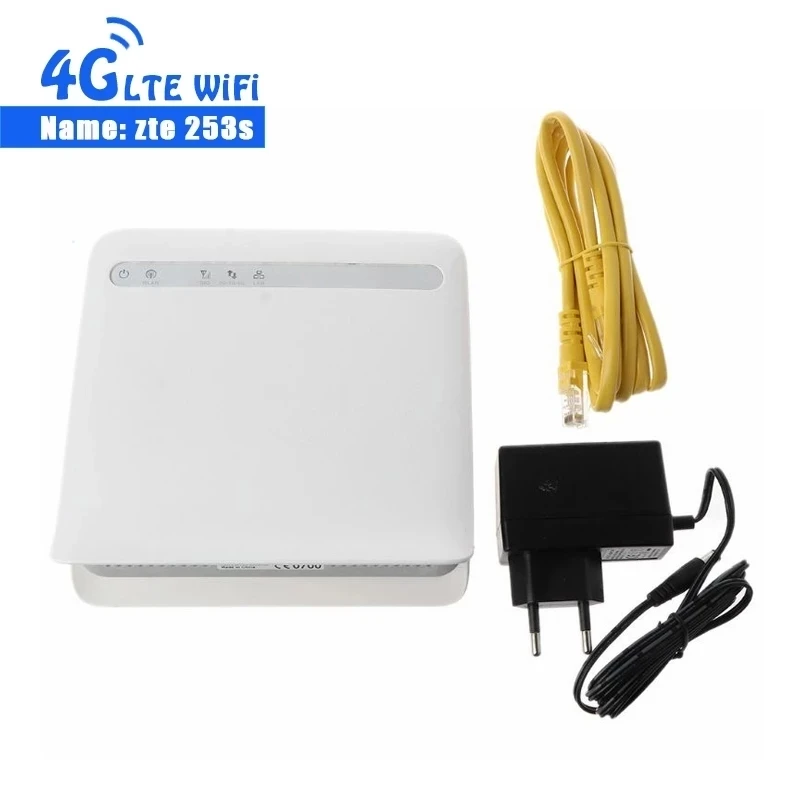 Unlocked 150Mbps MF253 Mf253v 4G Lte Wifi Router Hotspot With RJ11 Support B1/2/3/4/5/7/8/12/38 Wireless With SIM Card Slot