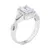 925 Sterling Silver Full Round Zircon Stone Embroidered Infinity Motif Women's Ring Fashion Turkish Premium Quality Jawelery