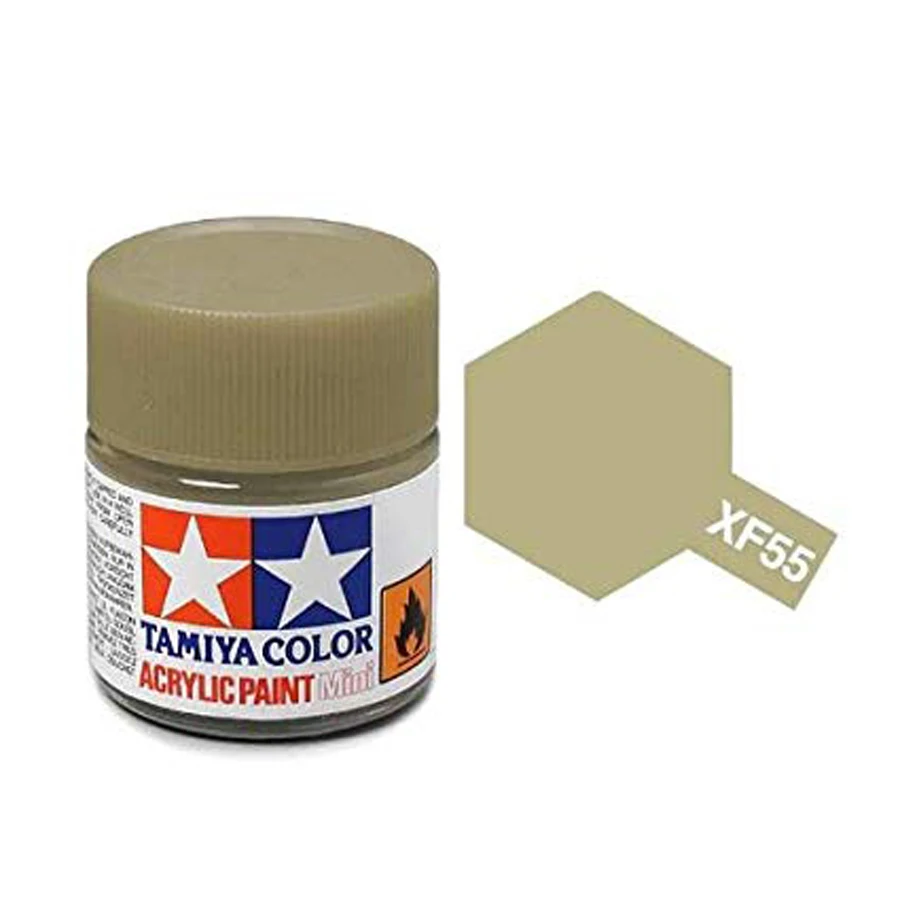 Tamiya. Acrylic paint XF-55 cinnamon (TAMIYA 81755). Tamiya XF55. Paintings for model and model aircraft, cars, ships, military figures etc, tamiya paintings. Free Shiping