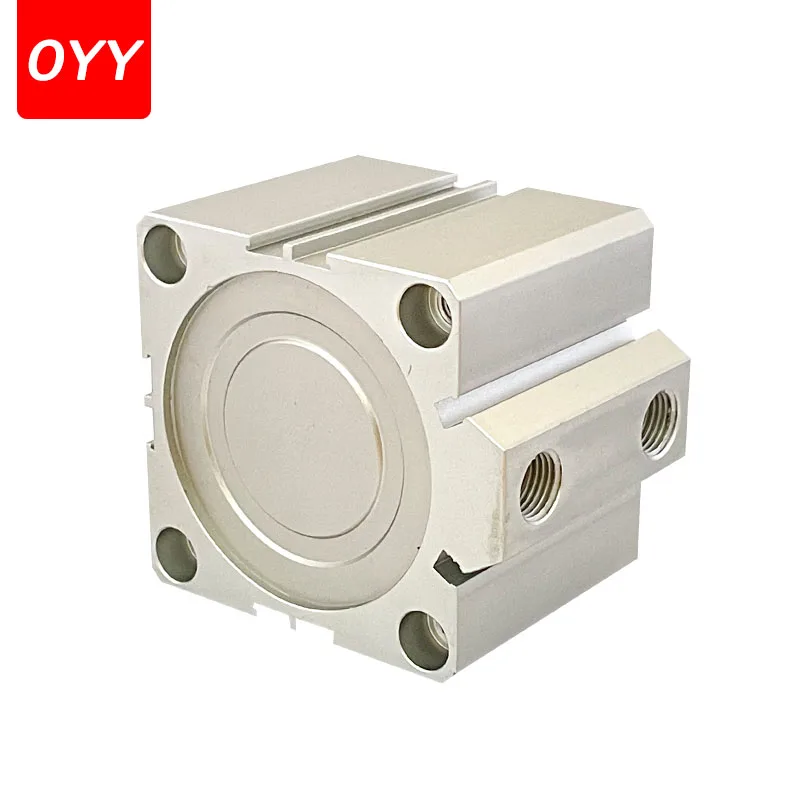 Pneumatic Cylinder SDA 16/20/25/32/40/50/63/180/100 Series Double Acting 5-100Mm Stroke Compact Thin Air Cylinders