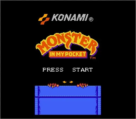 Monster in My Pocket Game Cartridge for NES/FC Console