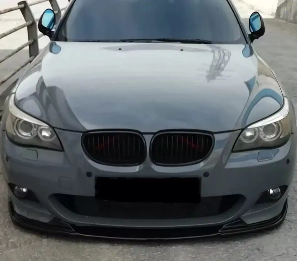 For BMW 5 series M tech E60 2003 - 2010 Hamann Style Front FRONT BUMPER Splitter diffuser lip body kit Spoiler