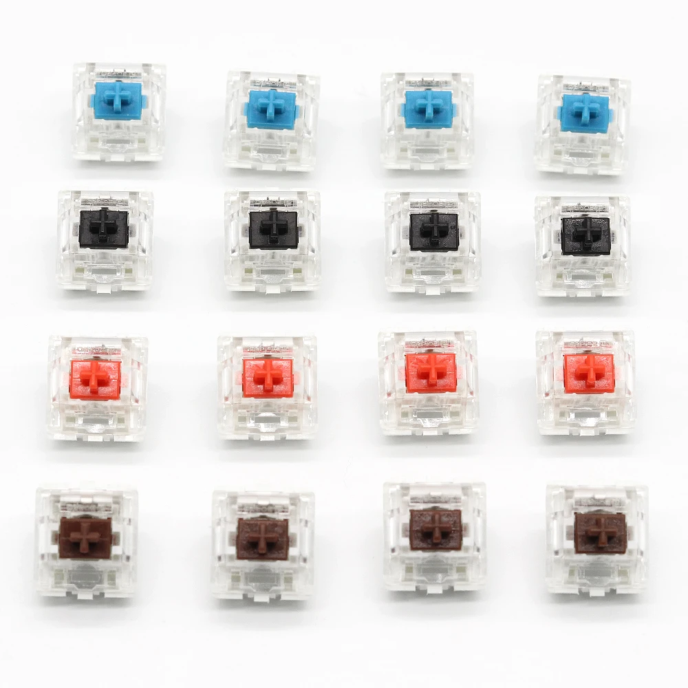 

ZORRO Switches Black Red White Blue 3Pin Clicky Linear Tactile SMD RGB 45g 55g 60g for Mechanical Keyboard Gaming MX Switch