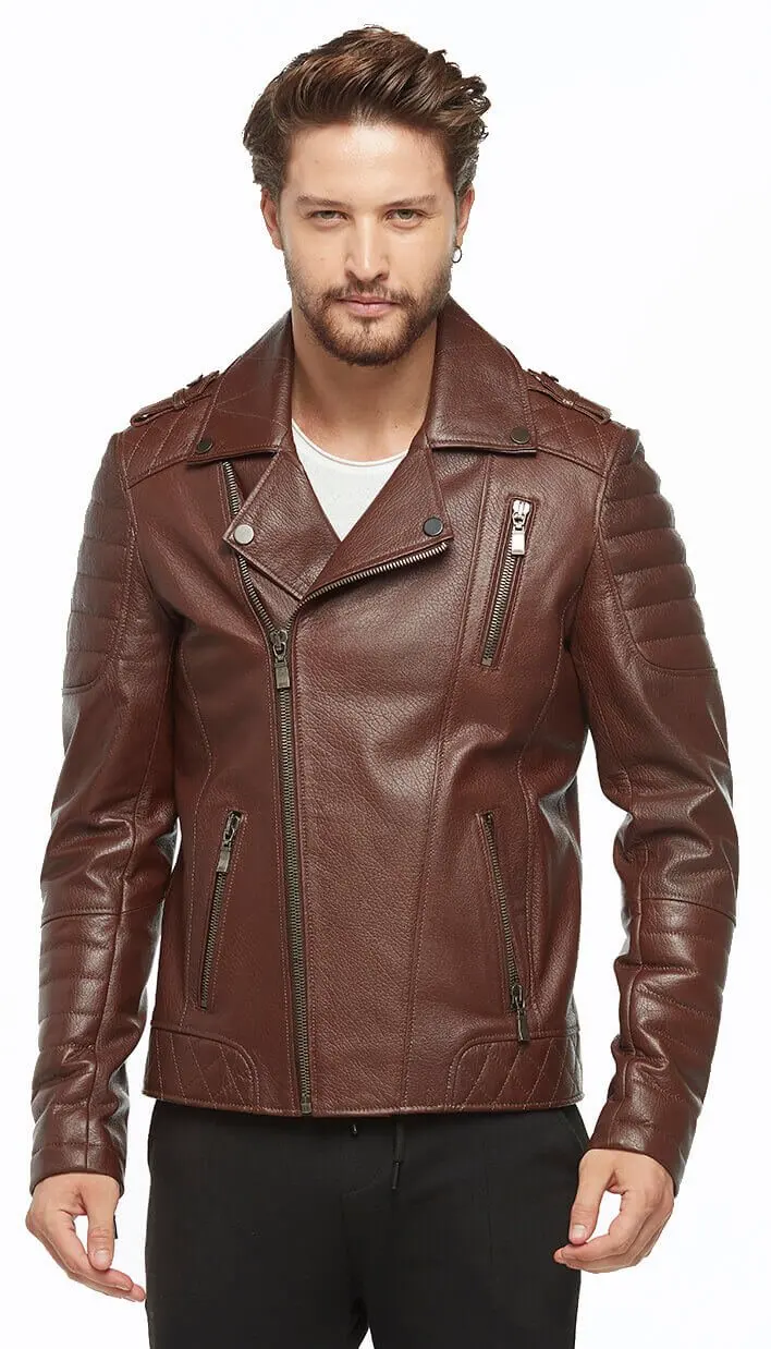 Jumbo Scotch Mannen Biker Montu Orjinal Lamsvacht Herfst Winter 2022 Biker Slim Grote Maat Vintagetürkiye