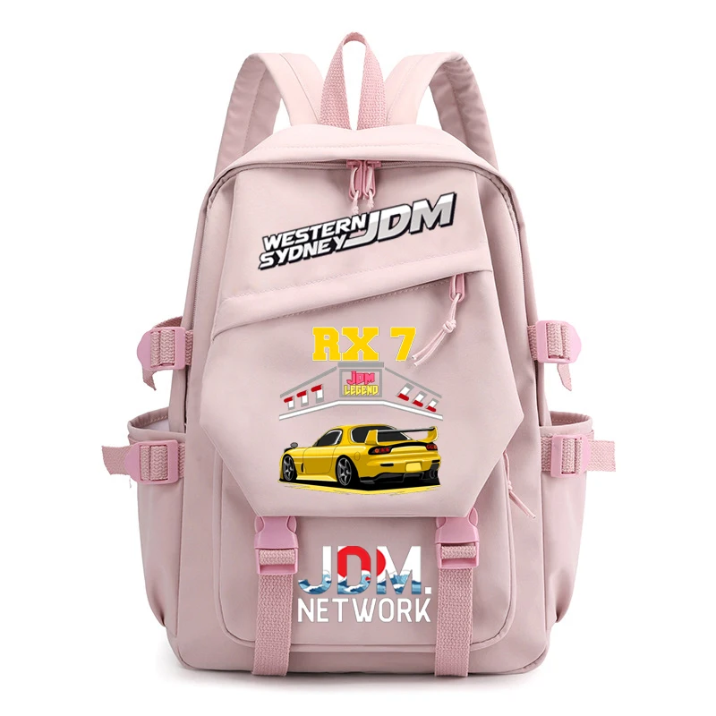 Imagem -04 - Jdm Mochila Feminina Mochila Estudante Casual Bolsa para Portátil 2023