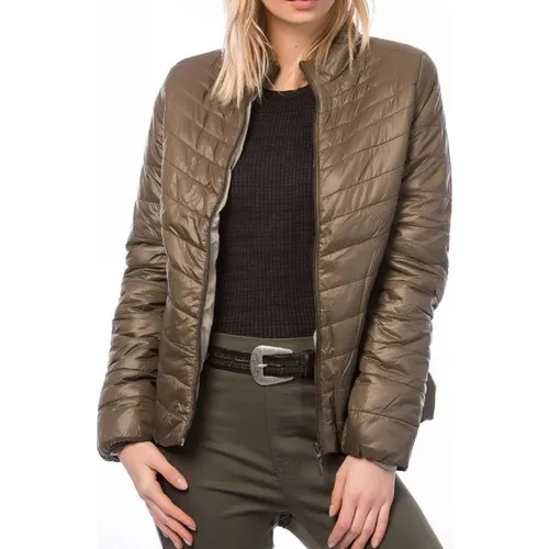 لوفت 2012929 معاطف نسائية خضراء إلى مايكرو