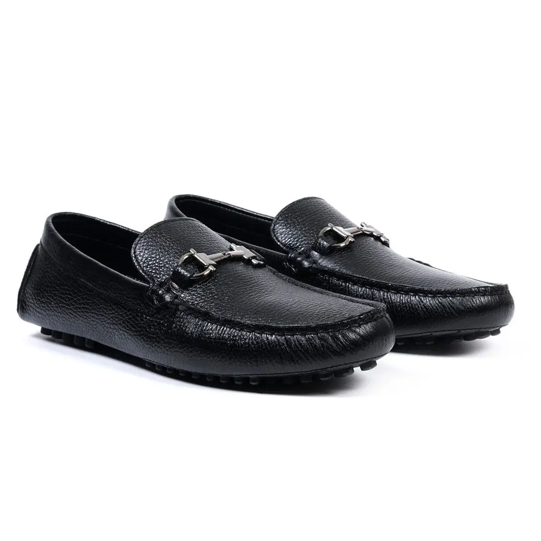 Genuine Leather Black Brown Blue Mens Driving Loafers Shoes Crampon Sole Stylish Design High Quality Handmade In Turkey