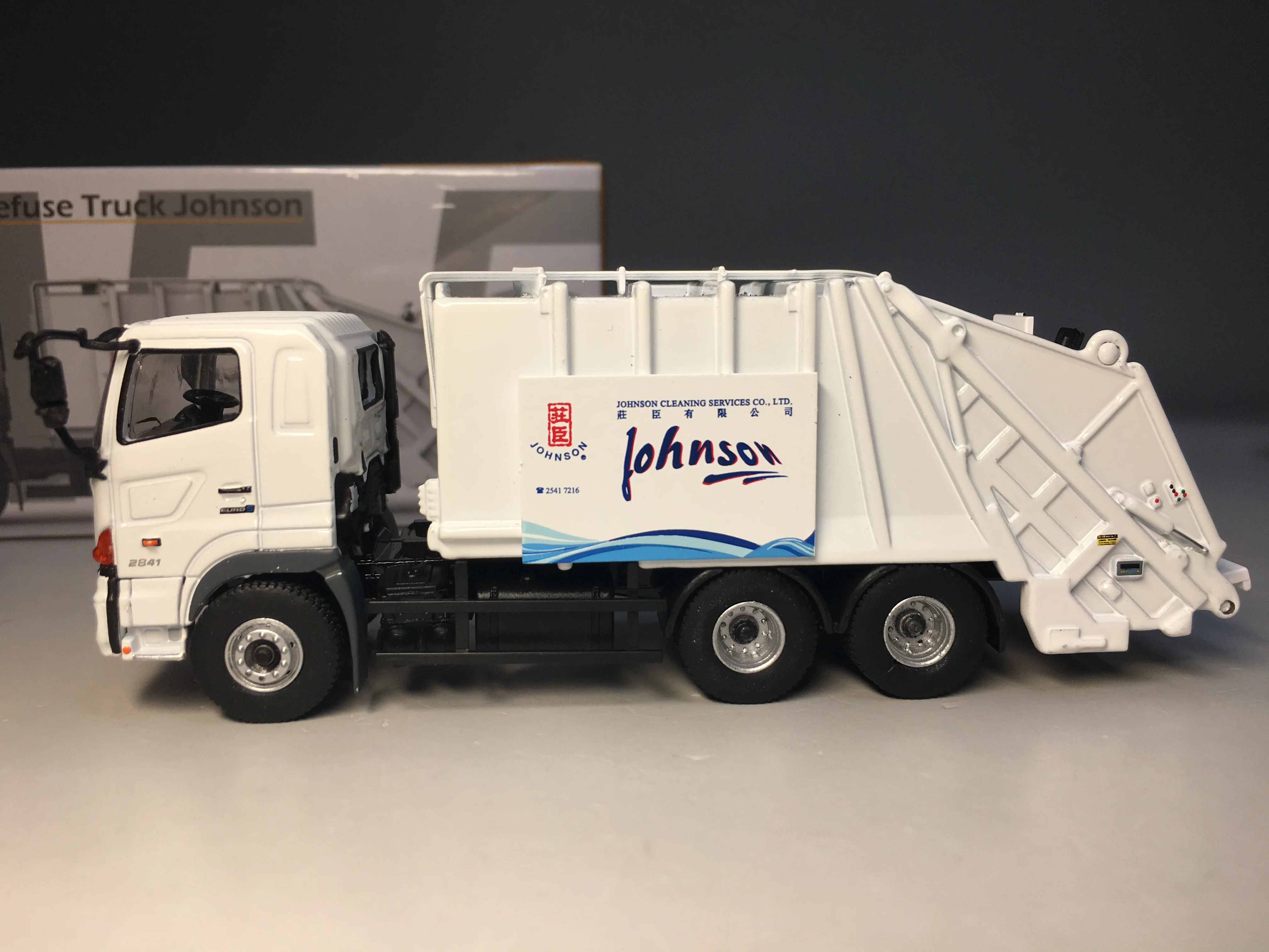 Tiny 1/76 HINO 700 Refuse Truck Johnson Die Cast Model Car Collection Limited