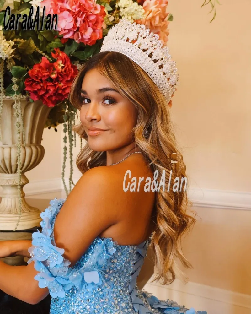 Mexicaanse Girs Vieren Zoete 15 Quinceanera Jurken Sweetheart Sequin Bloemen Crystal Kralen Charro Vestidos De Xv Años