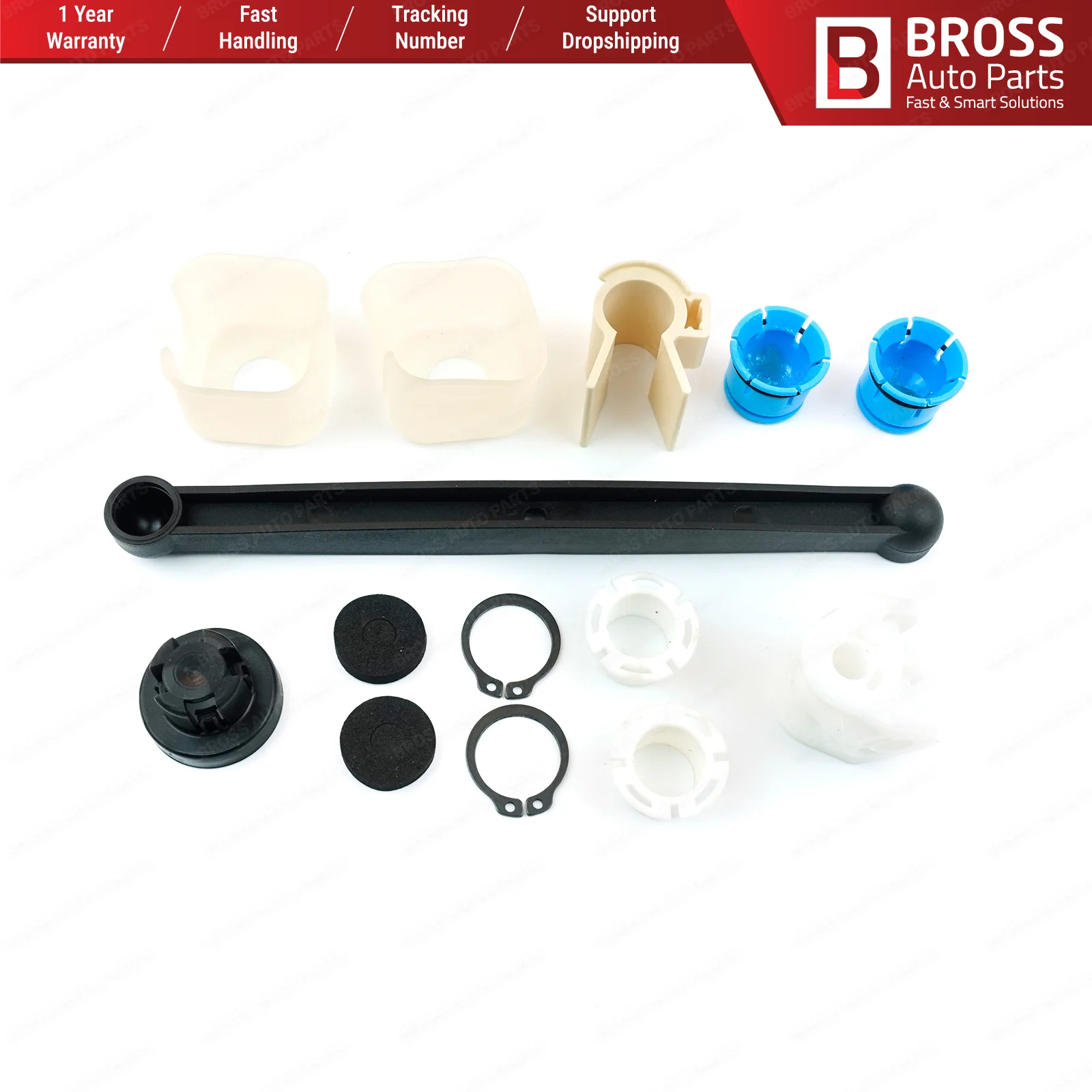 BSP24 Gear Linkage Selector Bush Repair Kit:93183155 for Vauxhall Opel Corsa C Combo Meriva Tigra Fast Shipment