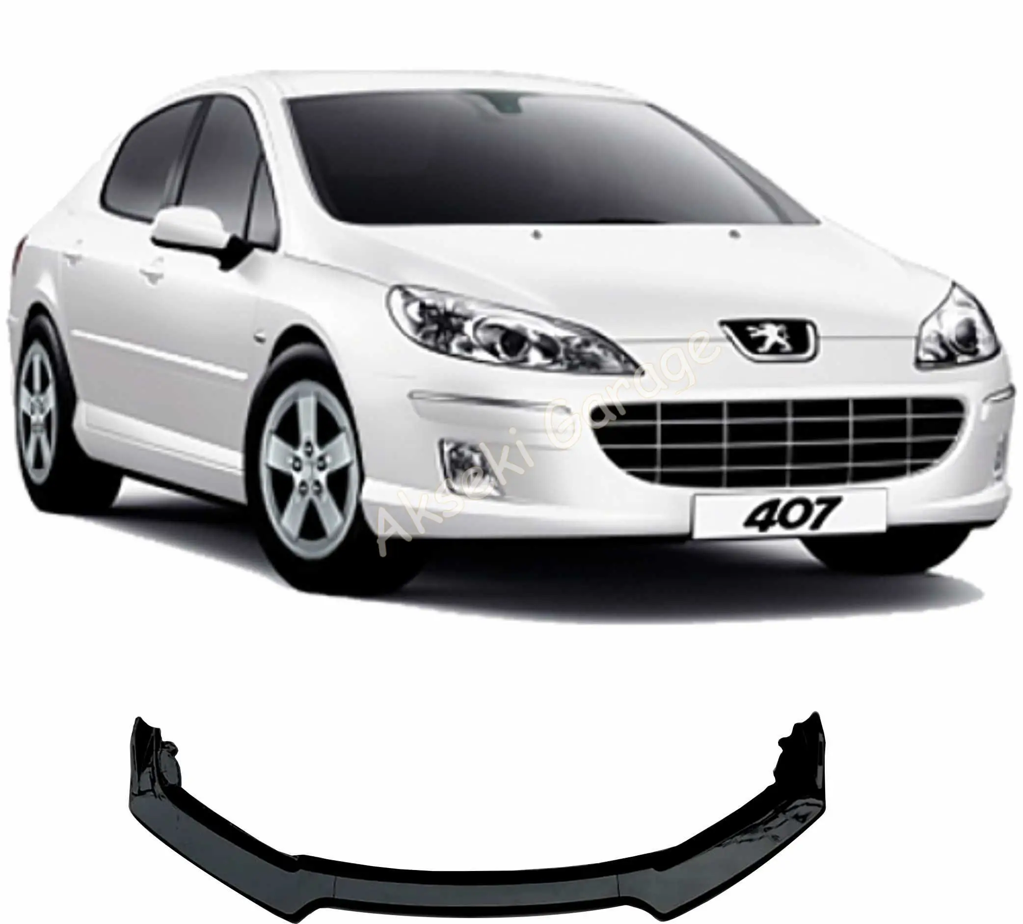 

Front Bumper Attachment Lip for Peugeot 407 MODELS 2004-2010-Auto styling car accessories modified universal spoiler modified