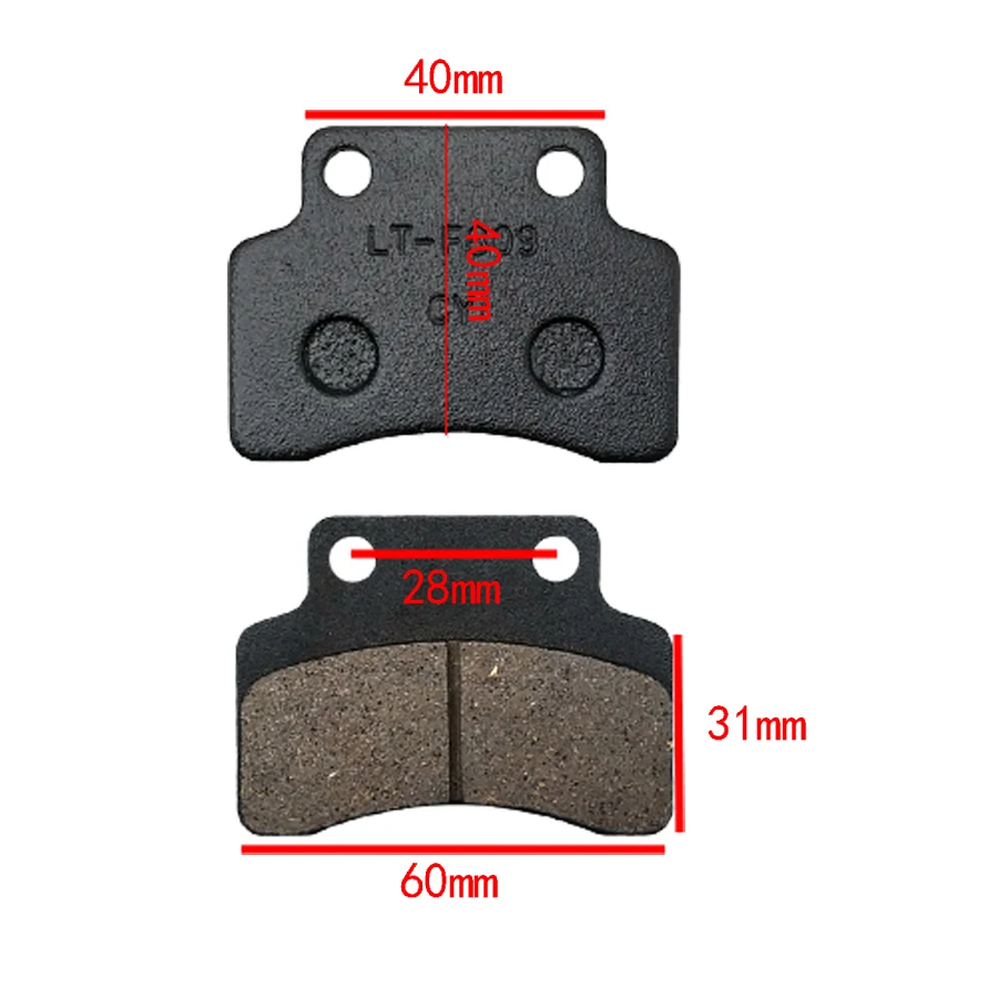 

A897 Brake Pads Set For GY6 125cc BT49QT 50cc Retro Rebel Hero Rocky Tanco Tiger Paseo 50cc 4-stroke Rieju Paseo 50 Disc Pads