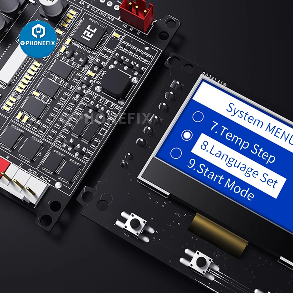 Imagem -06 - Estação de Solda Inteligente para Celular Dicas de Ferro de Solda Pcb Soldagem Reparação Compatível com Jbc C115 C210 C245 Scni 2