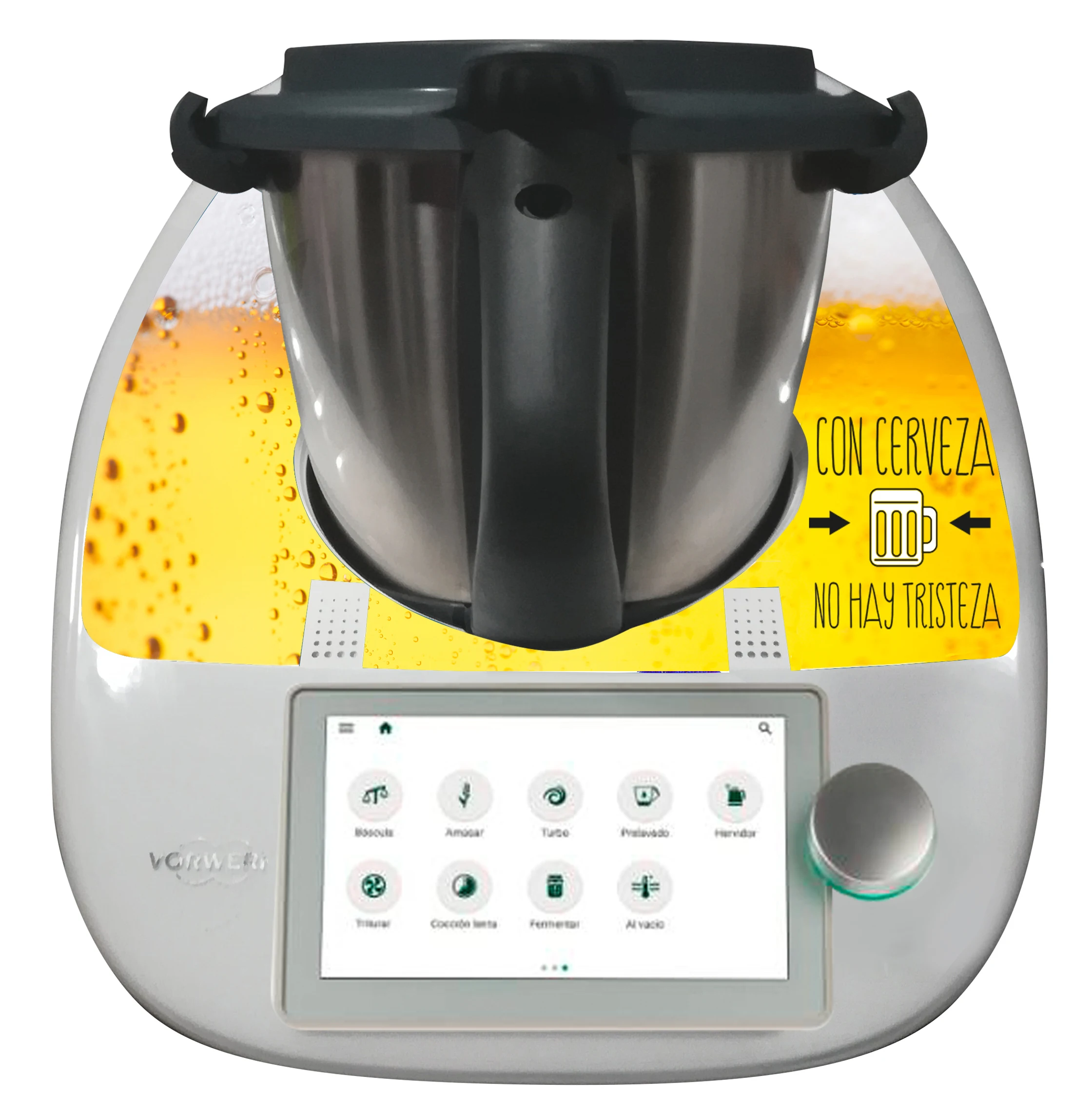 الفينيل الوفير الزخرفية ، الجانب ، فاليدو ل THERMOMIX TM5 و TM6 ، القبلات ، تزيين THERMOMIX الخاص بك