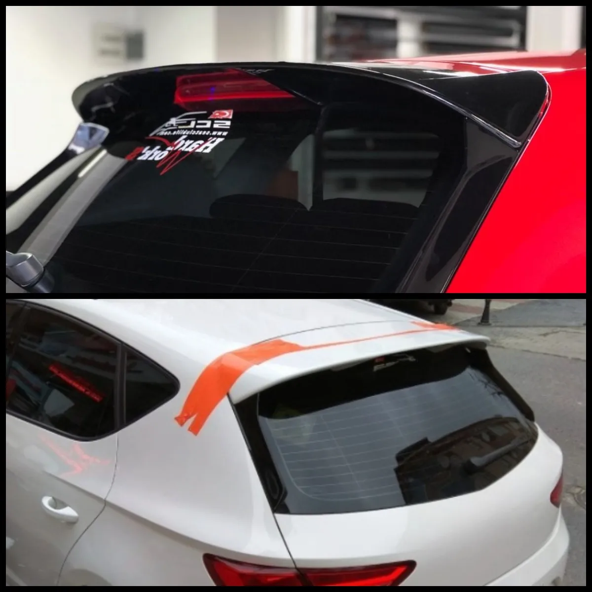 

For Seat Leon MK3 2013-2018 Spoiler Fiber Fiberglass Material Rear Roof Spoiler Wing Trunk Lip Car Styling Fully Compatible