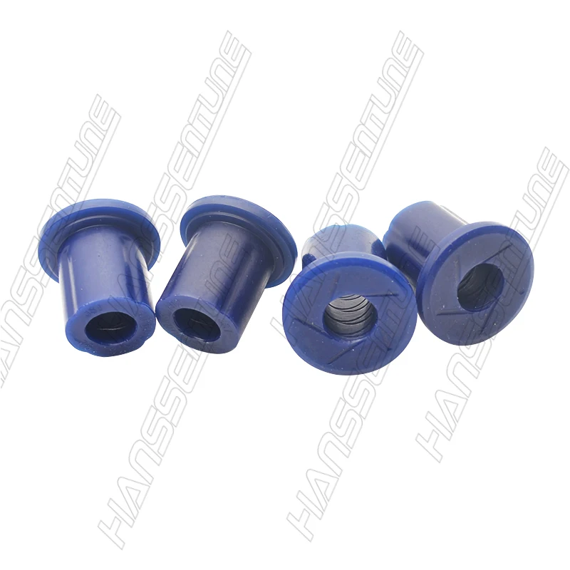 HANSSENTUNE Upper and Lower Bush Rear Leaf Spring Shackle For Mitsubishi Triton MN ML L200 2004+