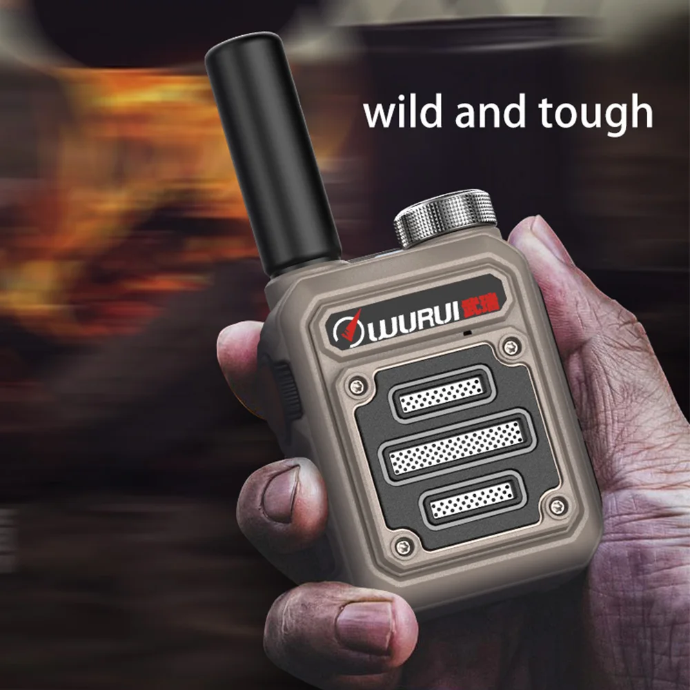 Imagem -02 - Wurui G63 Mini Walkie Talkie Scanner Portátil Rádio Presunto Walkie-talkies para a Caça 50 km Comunicador Profissional Acessível Amador