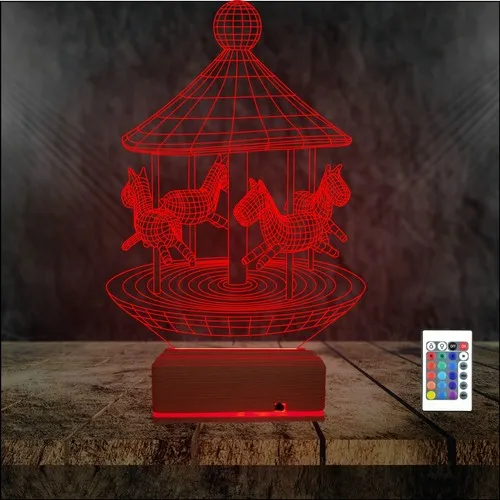 Algelsin 3D 3 Dimensional Mounted Ant Design Table Lamp