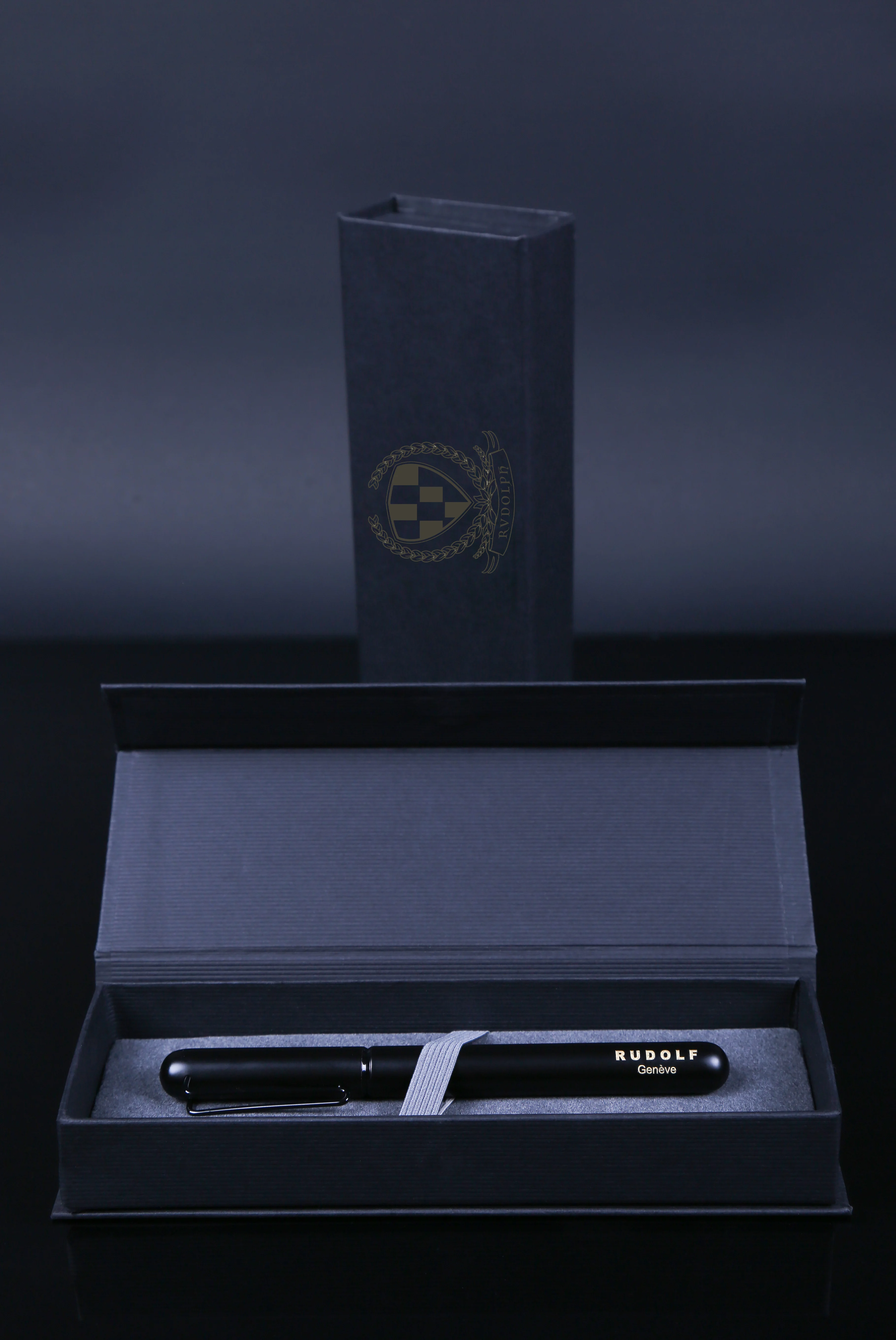 RUDOLF - Stunning Luxury Pen with Gold Plated, High quality Ink Refill, Best Swiss Rollerball Pen Gift Set for Men & Women