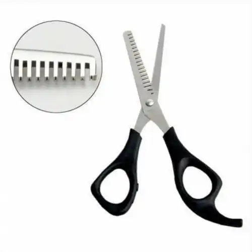 Intermediate of Barber Hairdressing Scissors 6 Cm Stainless Steel Plastic Handle Scissors 439217461