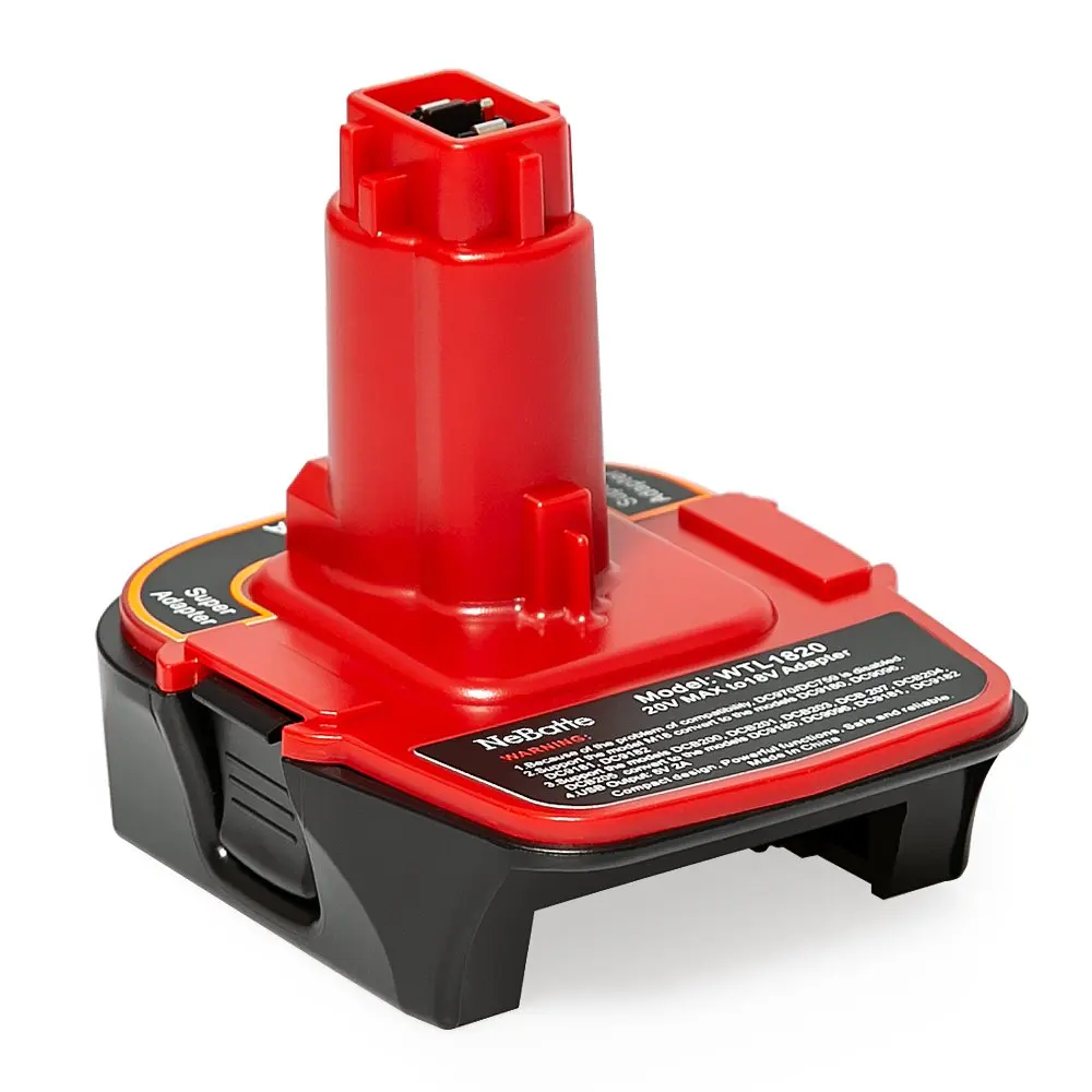 

Адаптер для аккумулятора Milwaukee для Dewlat 18 В/20 В, конвертер для старого инструмента Nicad DCA1820 18 В