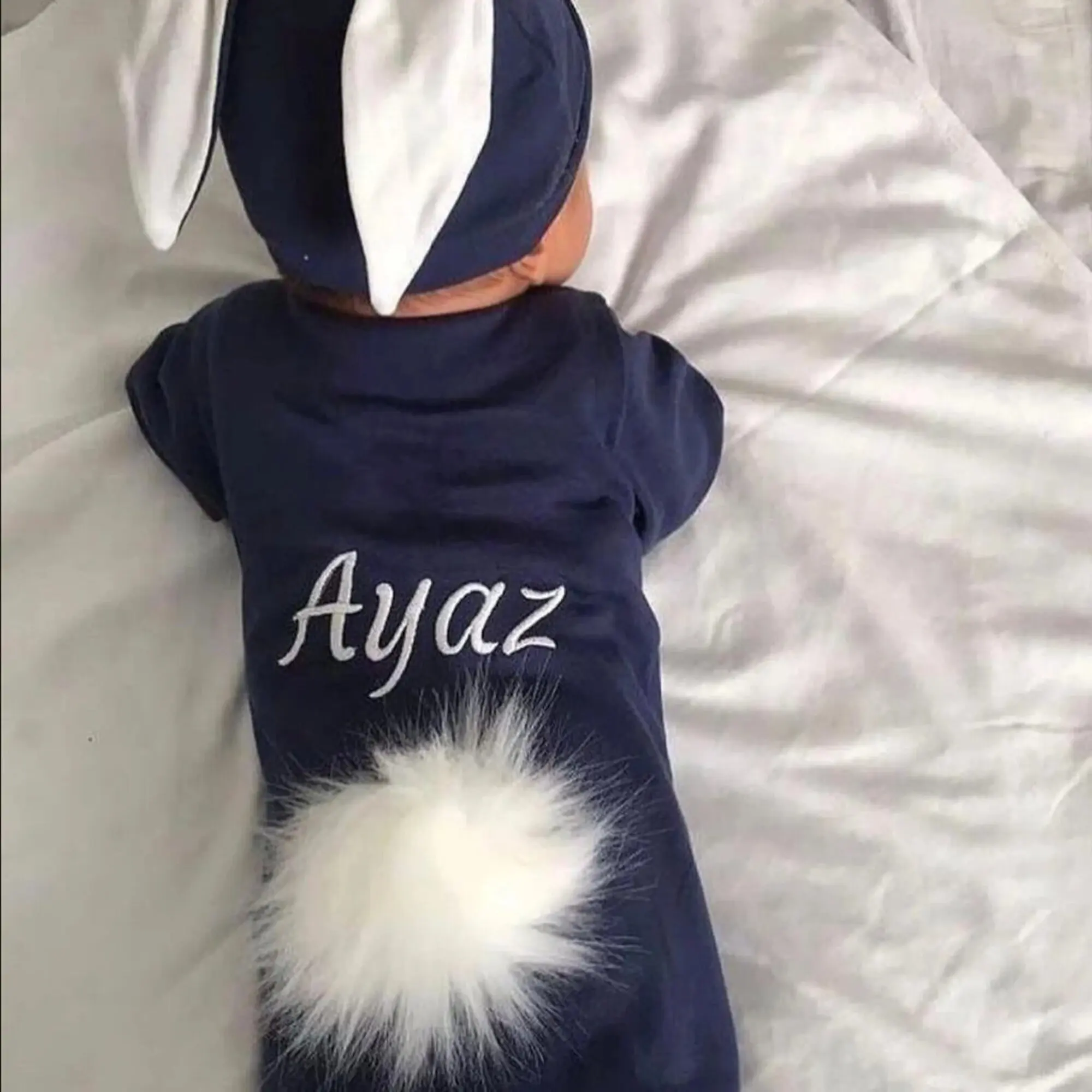 Personalisierte Baby Body Mädchen Junge Name Kleidung Babys Custom Outfit Bestickt Hut Decke Set Neugeborenen Geschenk Baumwolle Body