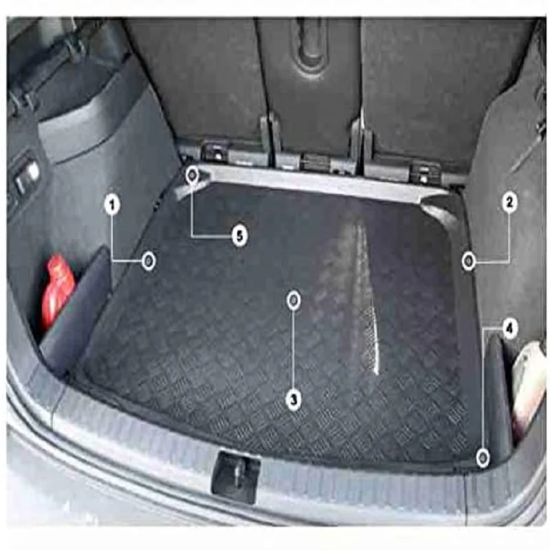 Ford ECOSPORT trunk mat from 2019 high position, bucket, trunk, rubber