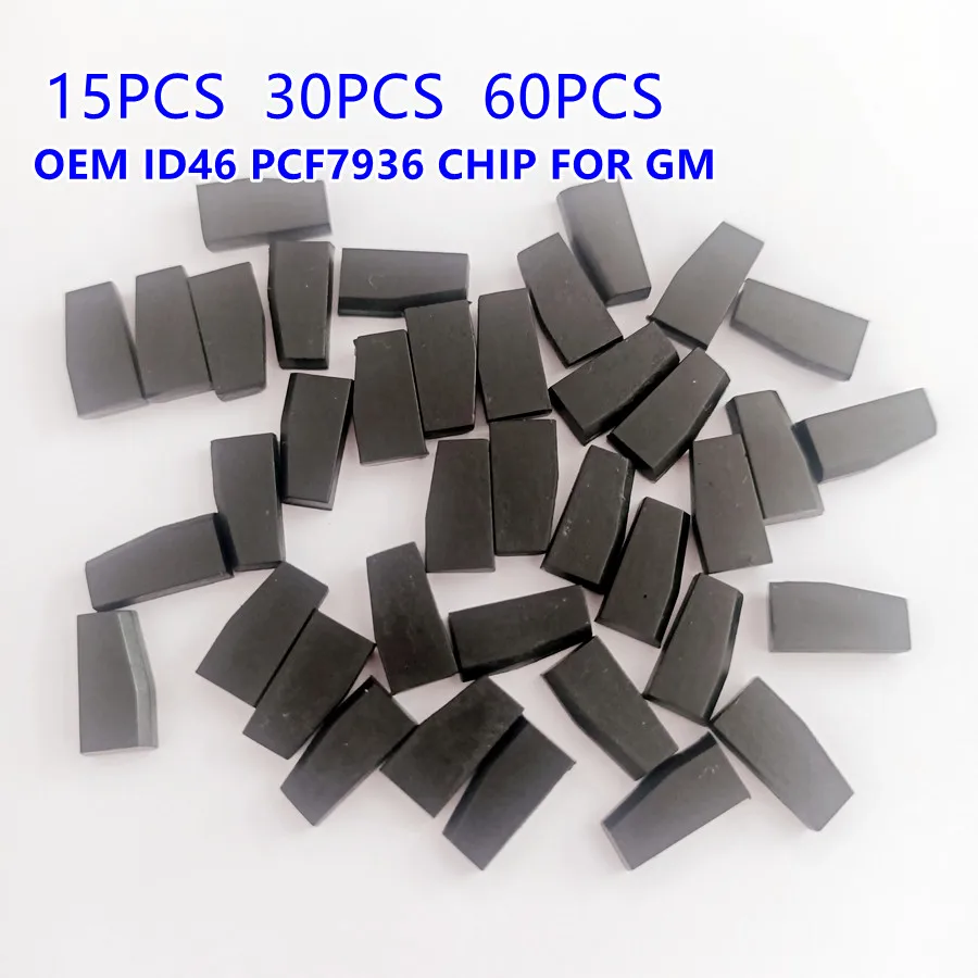 HOT ID 46 CHIP OEM pcf 7936 ID46 AutoTransponder Chip for Car Key Locksmith Tool ID kd46 FOR GM Ceramic Chip BLACK/LOT