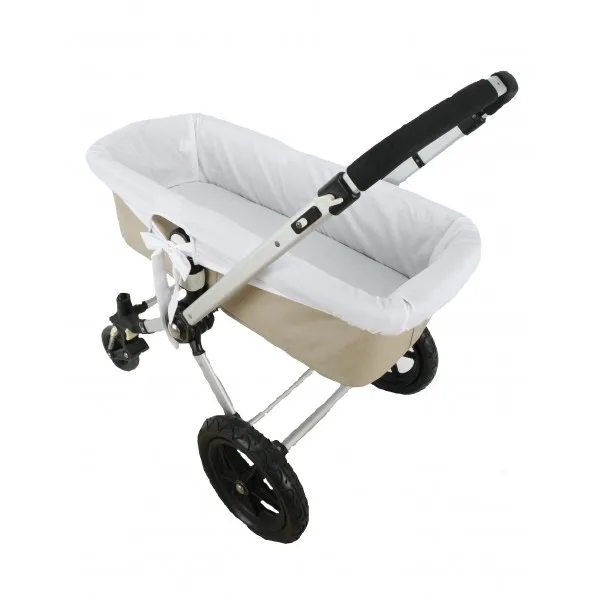 CITYBEBE white Pique carrycot inner case of Universal pique fabric, adaptable to almost all baby carts