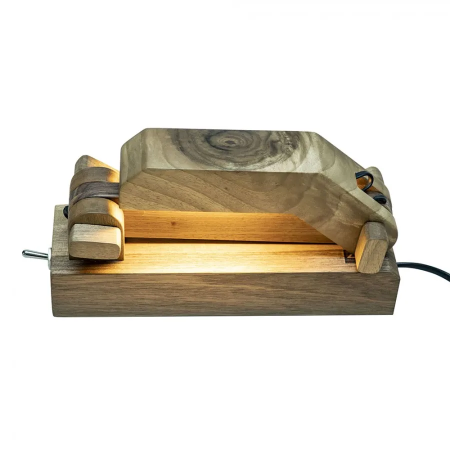 -Wood Lamp (Oak) Table Top Lamp
