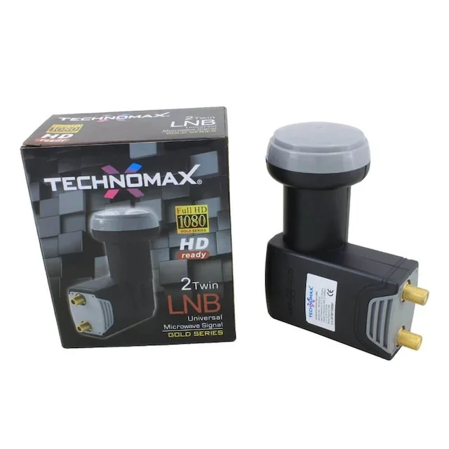 Technomax Bowl Satellite 2'li Lnb Gold Series Hd 434835783