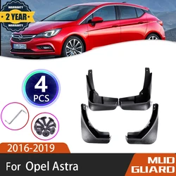 For Opel Vauxhall Astra K GSi OPC 2016 2017 2018 2019  Front Rear Wheels Splash Mud Mudflap Guards Mudguard Fender  Accessories