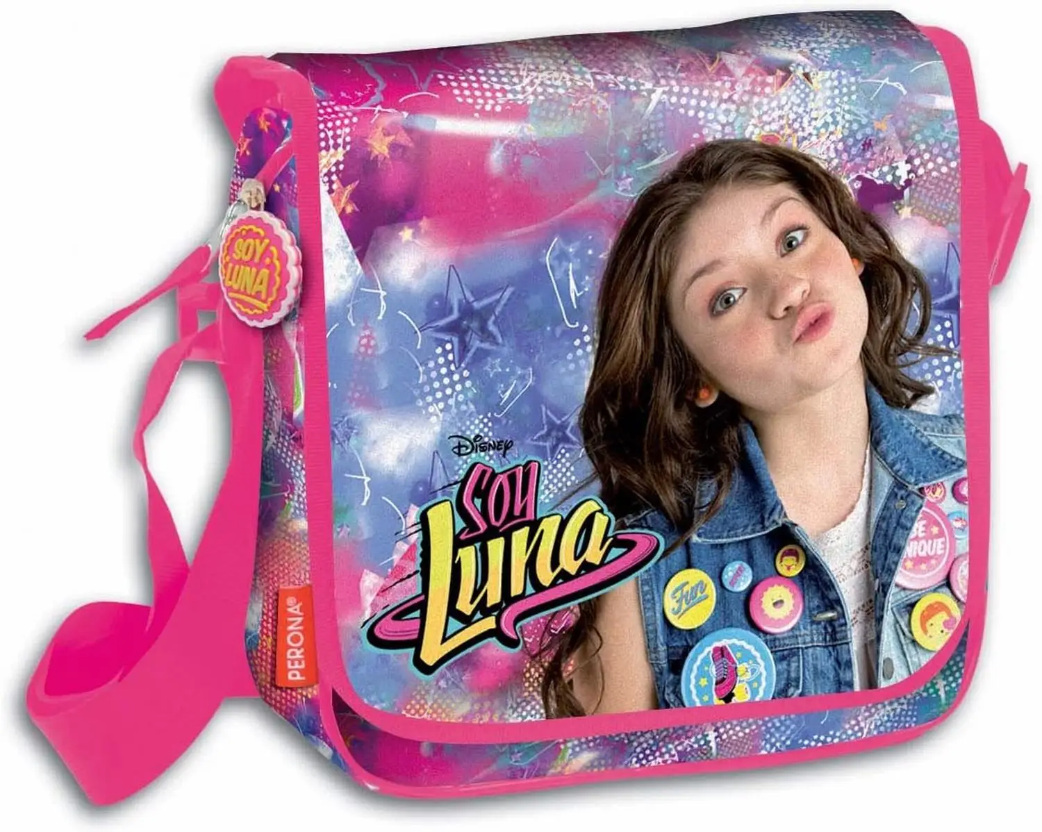 Messenger bag Soy Luna 22x22x9 cm textile accessories children's backpack