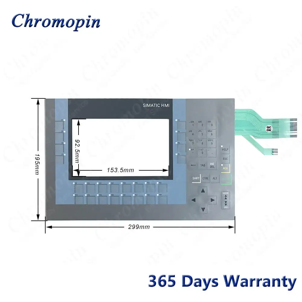 Membrane Switch Keyboard for 6AV2124-1GC01-0AX0 6AV2 124-1GC01-0AX0 KP700 HMI Digitized Keypad Machine