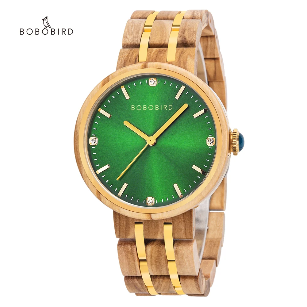 BOBO BIRD Women Watches Luxury Woman Date Quartz Watch Luxury Versatile Ladies Wooden Timepieces Custom Logo Drop Shipping